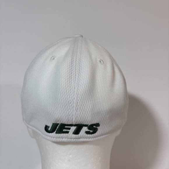 New Era 39THIRTY New York Jets White NFL Hat NEW‎ M/L - Picture 3 of 7